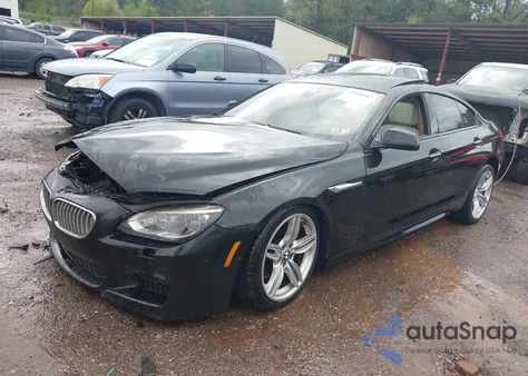 2014 BMW 650I Gran Coupe xDrive from USA, damaged, VIN WBA6B4C53ED099350